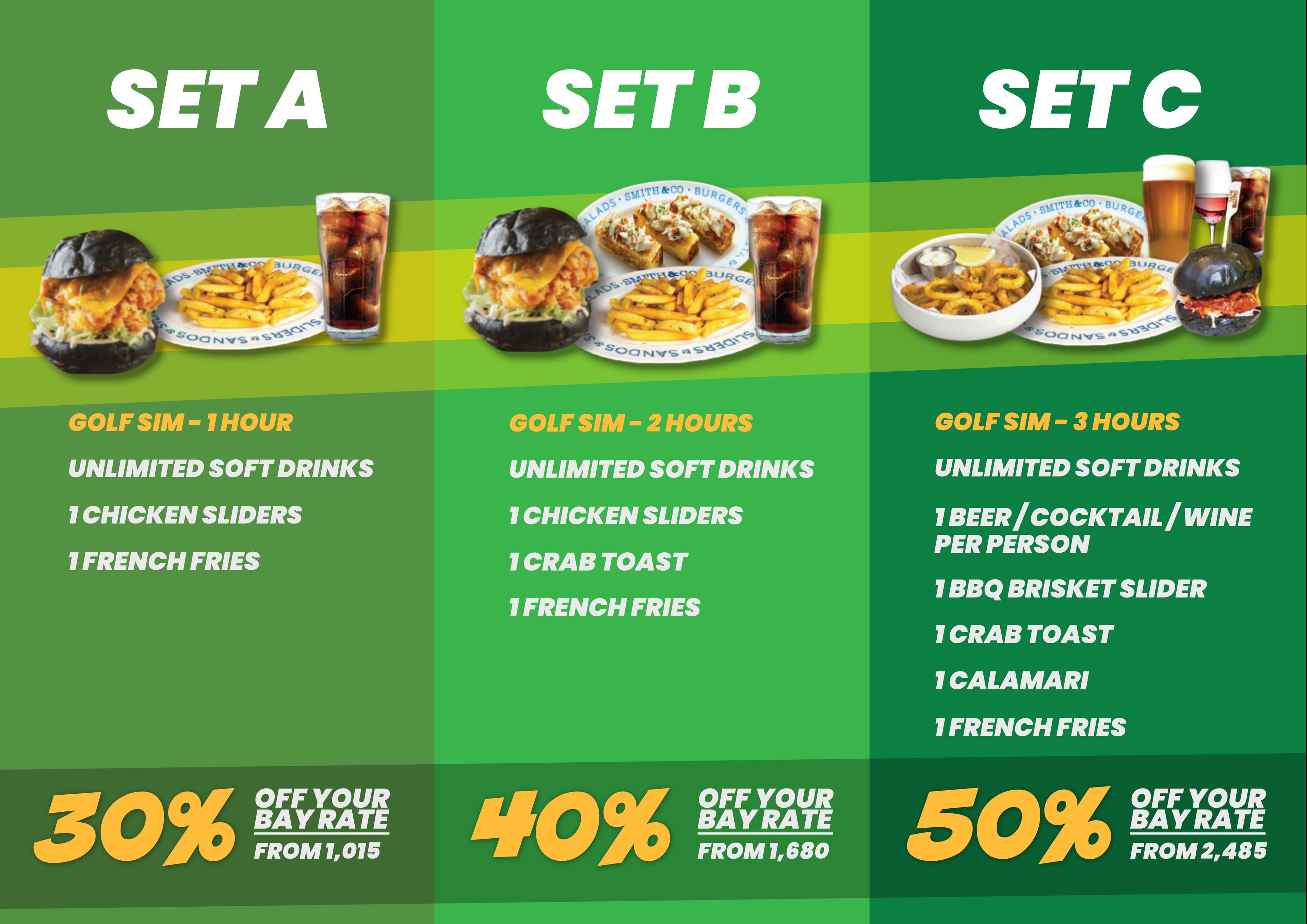 Play & Food Package Sets Overview